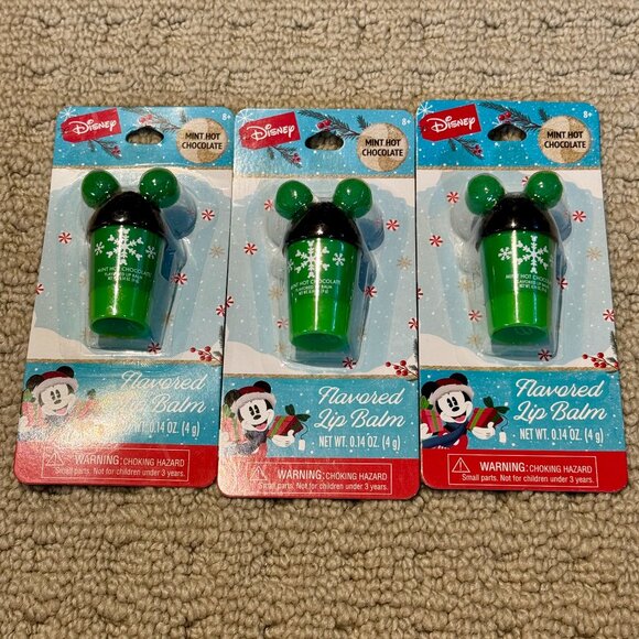 3 Disney Lip Balm Mint Chocolate Chip - Picture 1 of 1